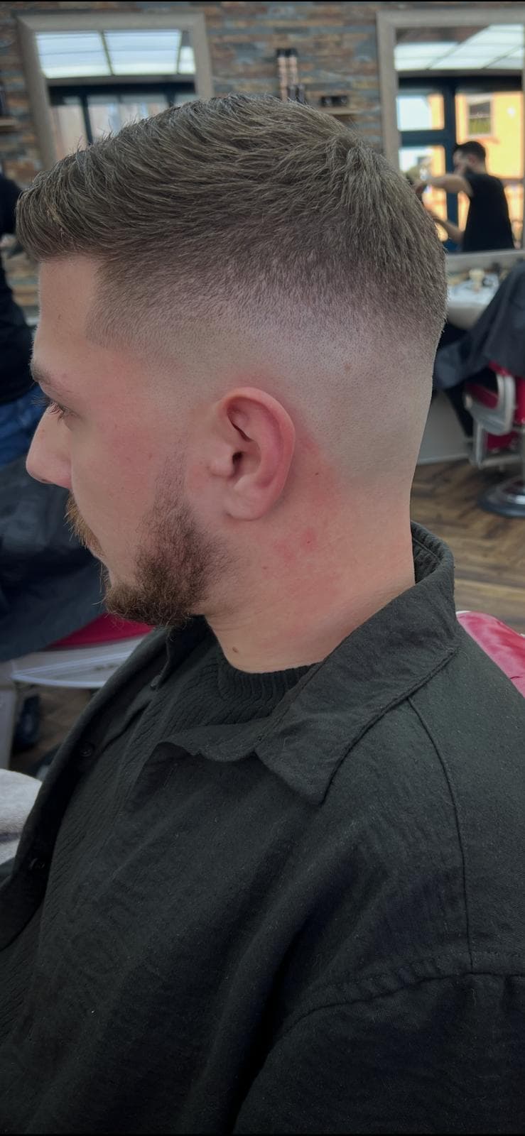 Skin fade haircut