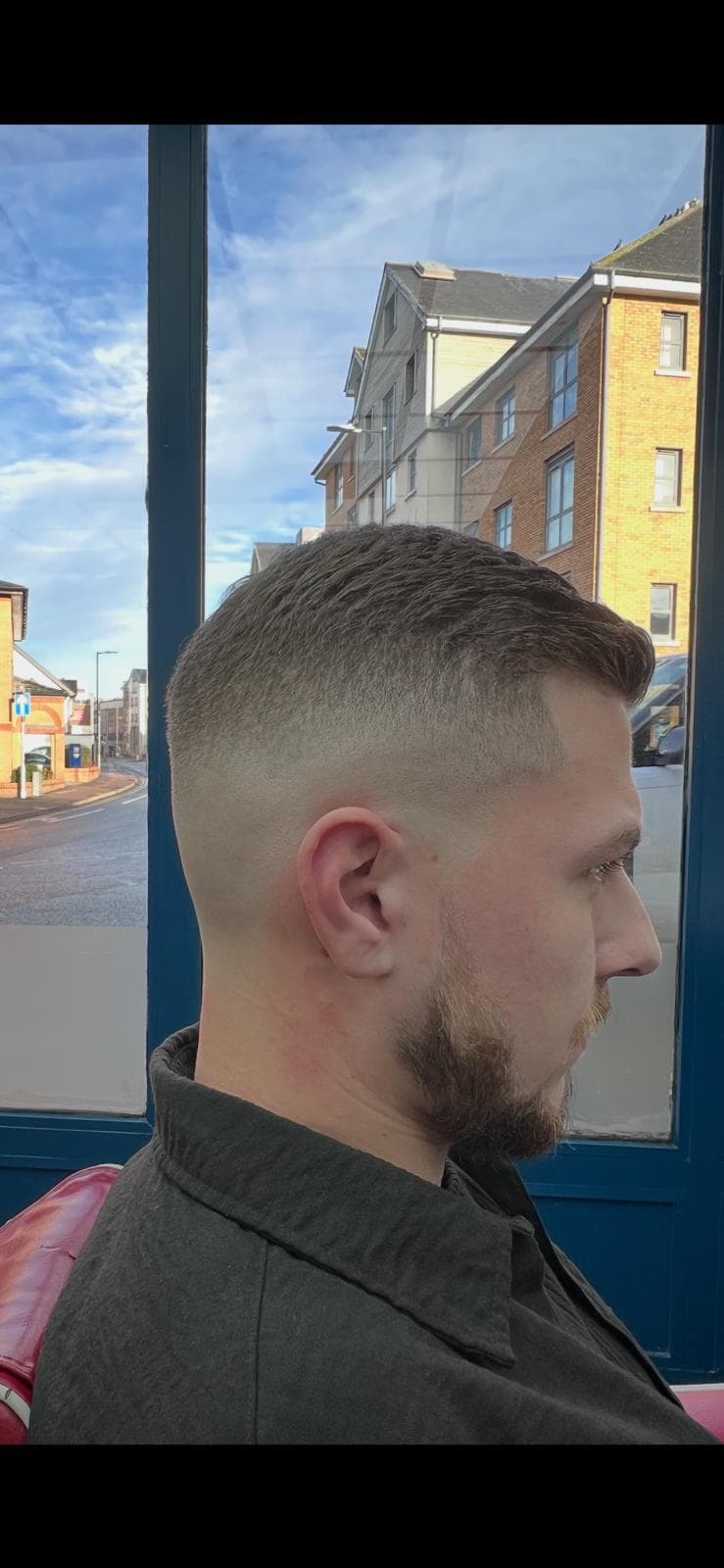 High fade haircut